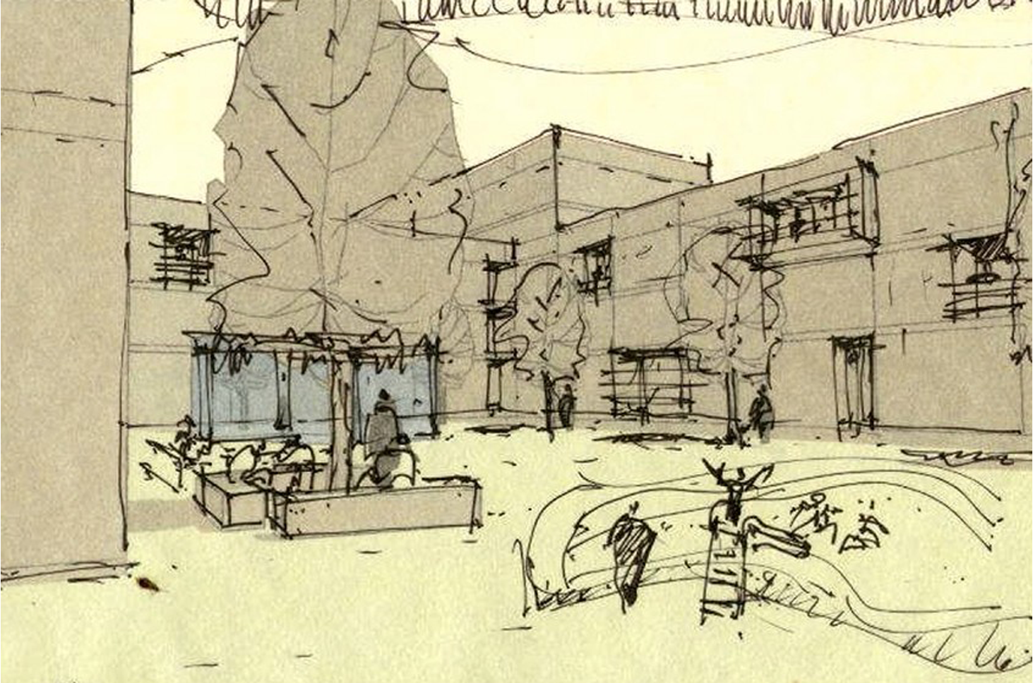 Tibilisi_courtyard sketch_ground level